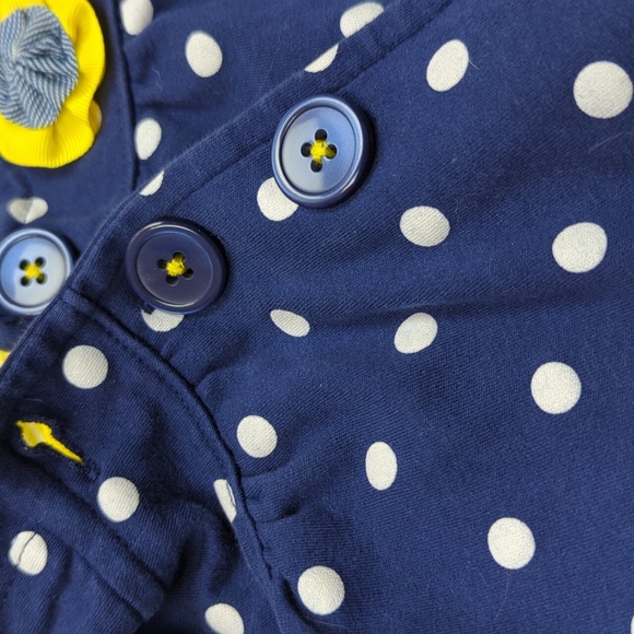 Carter's Navy/White Polka Dot Jacket 6M - Picture 4 of 7